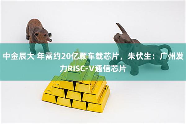 中金辰大 年需约20亿颗车载芯片，朱伏生：广州发力RISC-V通信芯片