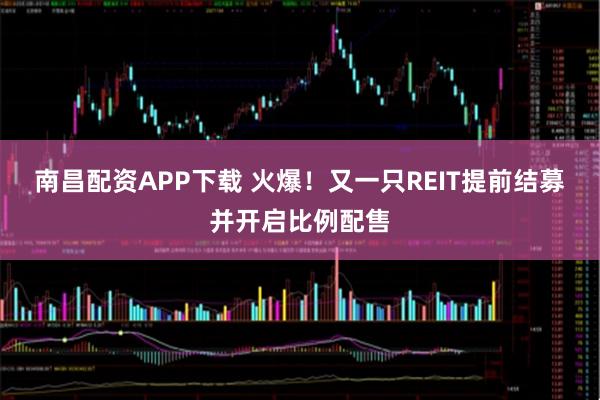 南昌配资APP下载 火爆!又一只REIT提前结募并开启比例配售